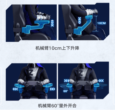 哪款符合你对新一代电竞椅的期待？开元ky棋牌2023新款电竞椅(图6)